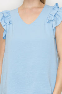 Blusa Sin Mangas con cuello V