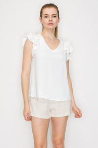 Blusa Sin Mangas con cuello V
