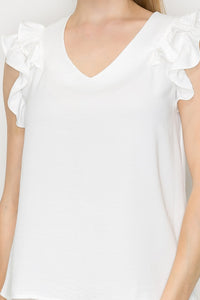 Blusa Sin Mangas con cuello V
