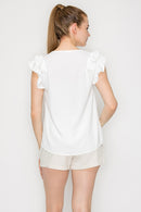 Blusa Sin Mangas con cuello V