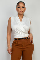 Body de Diseño Cruzado y Escote V