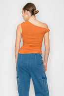 Blusa de un solo Hombro