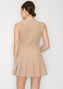 Chaleco con Diseño Peplum