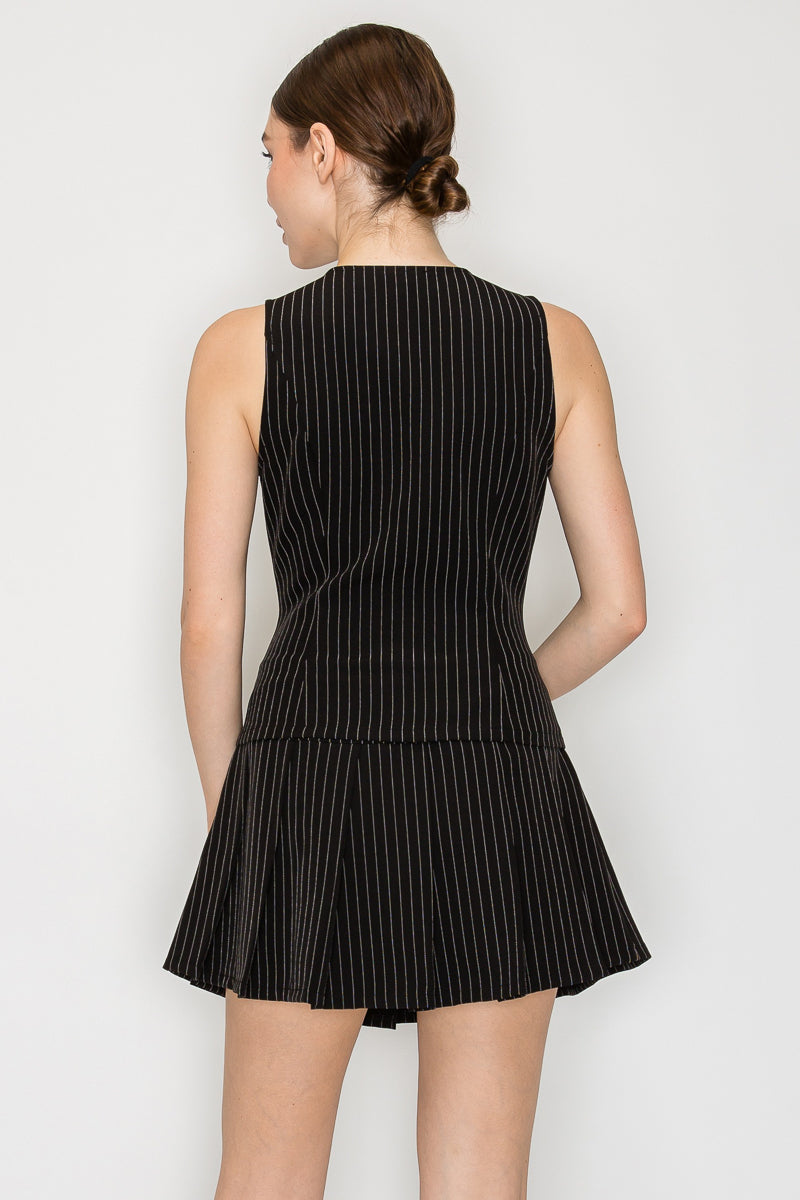 Chaleco con Diseño Peplum