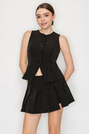 Chaleco con Diseño Peplum