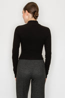 Blusa con cierre frontal