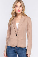 Blazer con Solapa Manga Larga