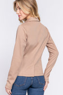 Blazer con Solapa Manga Larga