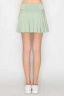 Falda Con Pliegues
