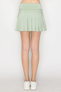 Falda Con Pliegues