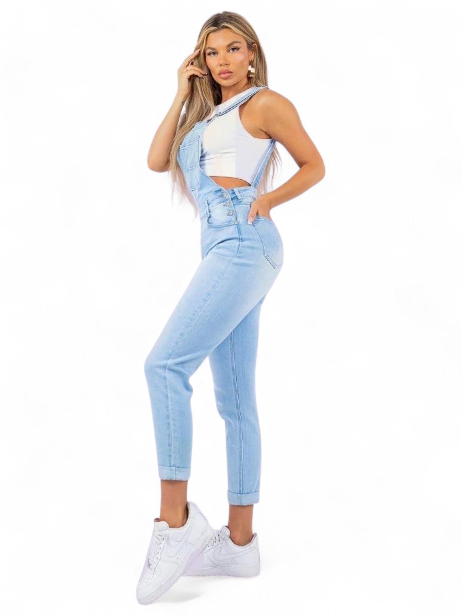 Overall de Mezclilla Claro