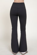 Pantalón acampanado cintura cruzada