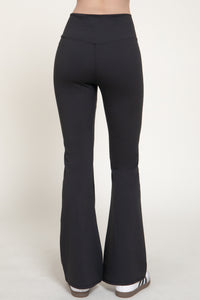 Pantalón acampanado cintura cruzada