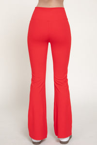Pantalón acampanado cintura cruzada