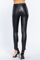 Pantalon Casual Ajustado Vinipiel