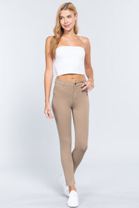 Pantalon Legging Ajustados de Tiro Alto