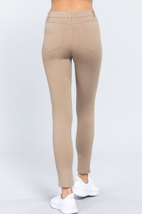 Pantalon Legging Ajustados de Tiro Alto