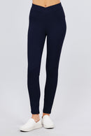 Legging cintura v cruzada navy