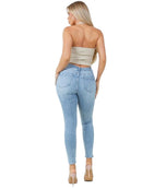 Pantalon Skinny de Mezclilla