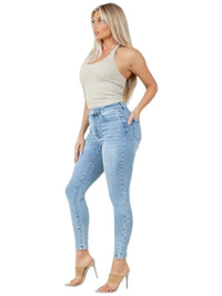 Pantalon Skinny de Mezclilla