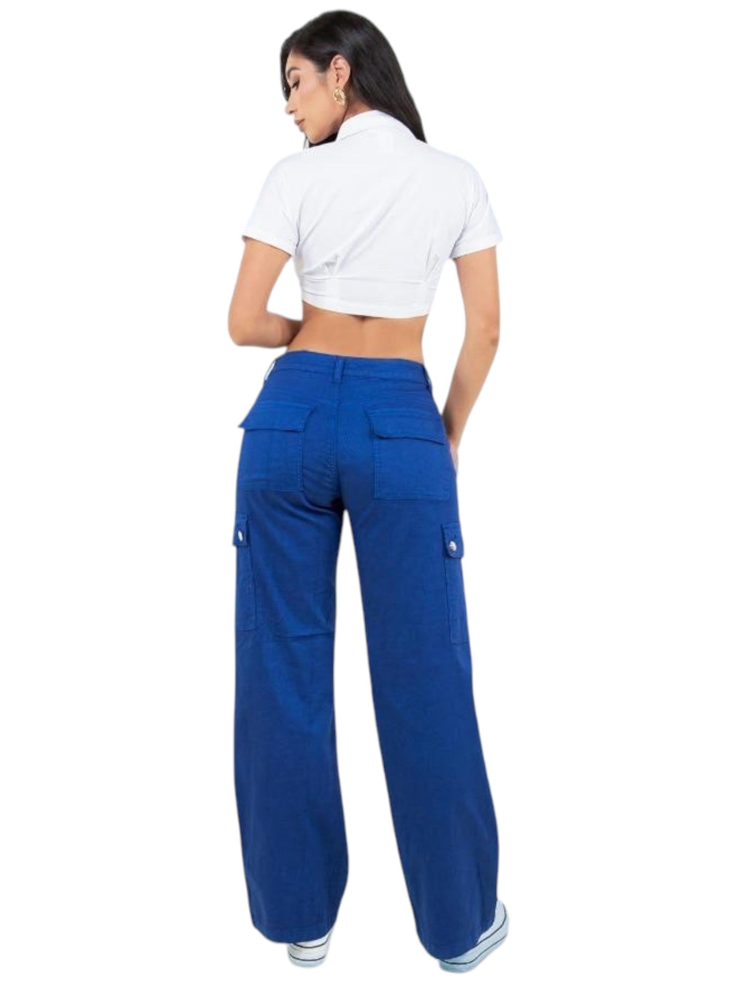 Pantalon Cargo Azul Marino