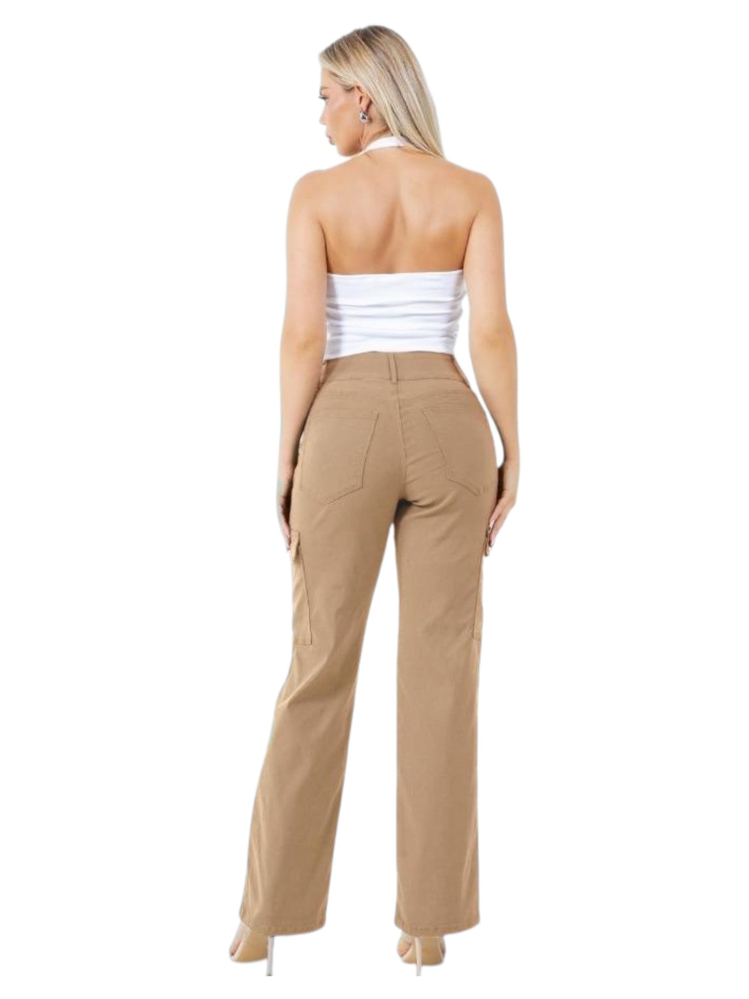 Pantalon Cargo Beige