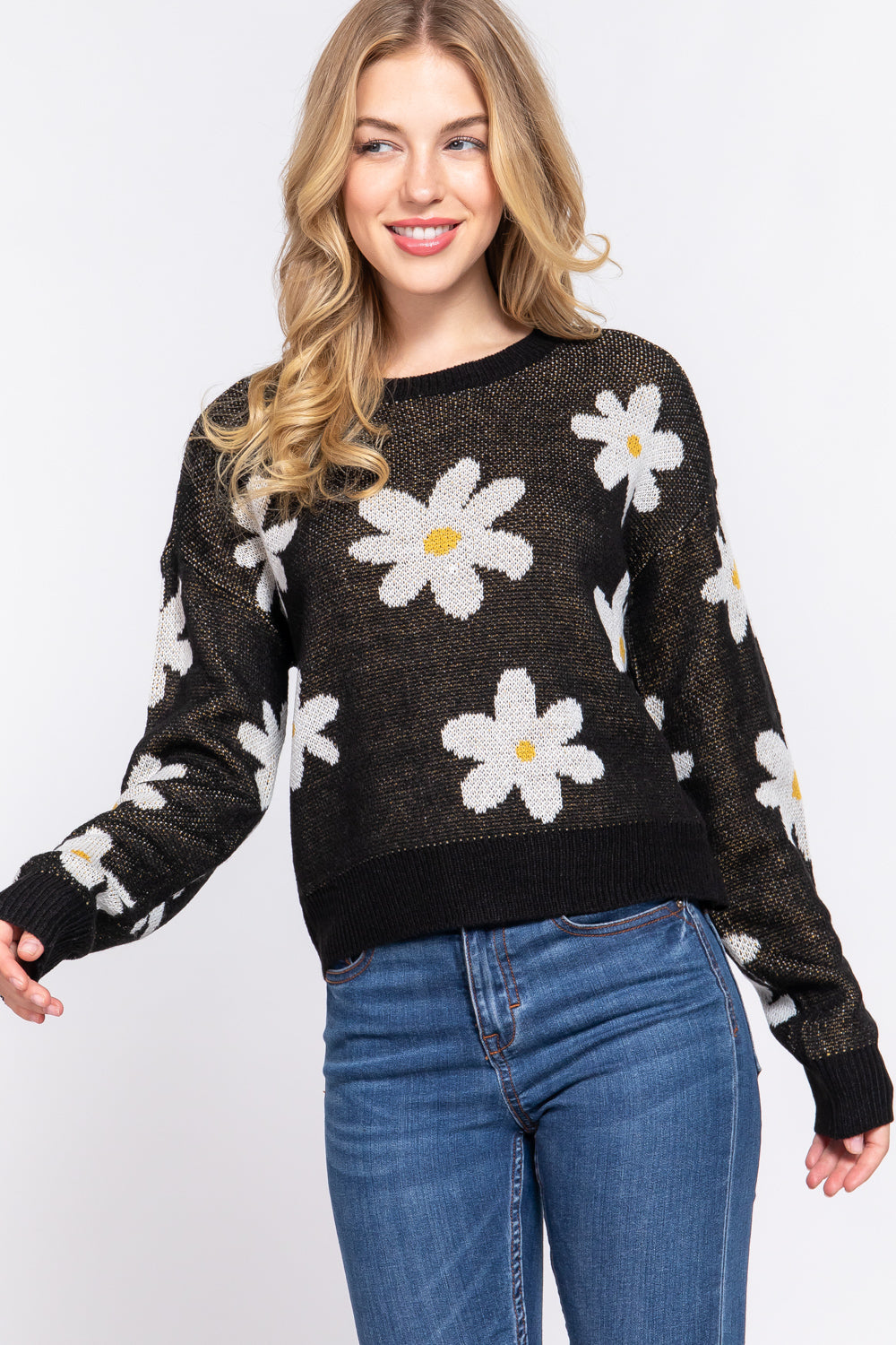 Sueter Diseño de Flores Casual