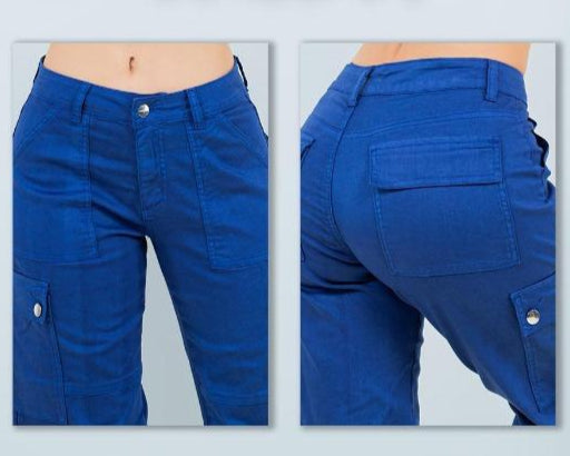 Pantalon Cargo Azul Marino
