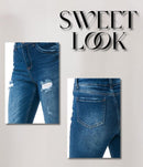 Pantalon de Mezclilla Con Campana