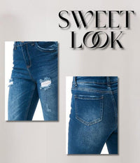 Pantalon de Mezclilla Con Campana