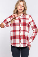 Camisa de Franela Suave a Cuadros