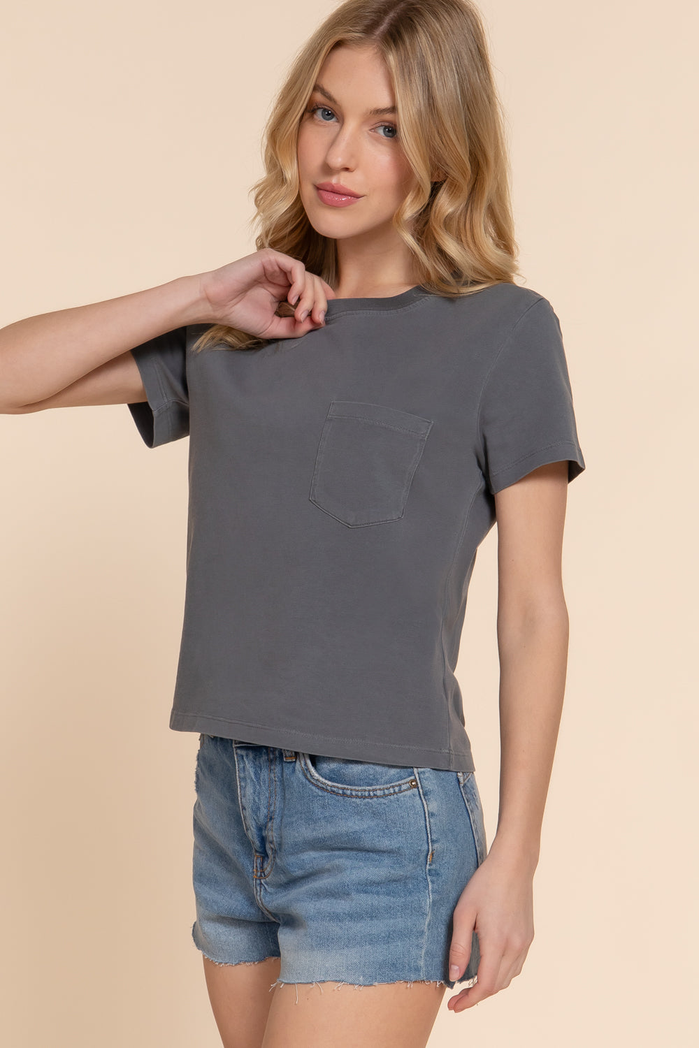 Blusa Basica de Manga Corta