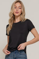 Blusa básica manga corta
