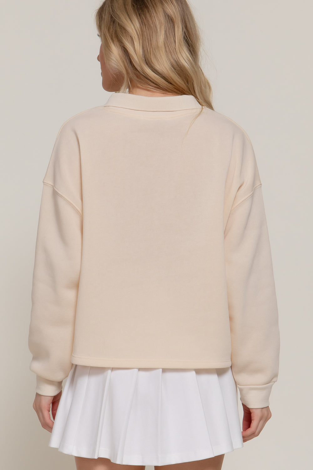 Sudadera Casual Los Angeles con Cuello Peter Pan