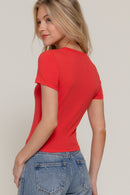 T-Shirt Casual NYC con Estampado de Estrellas
