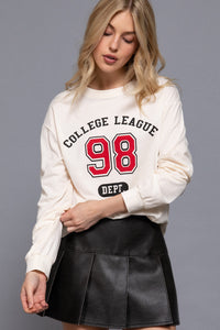 Sudadera Estilo Universitario "College League 98"