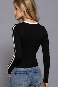 playera blanca mornings estampado rojo