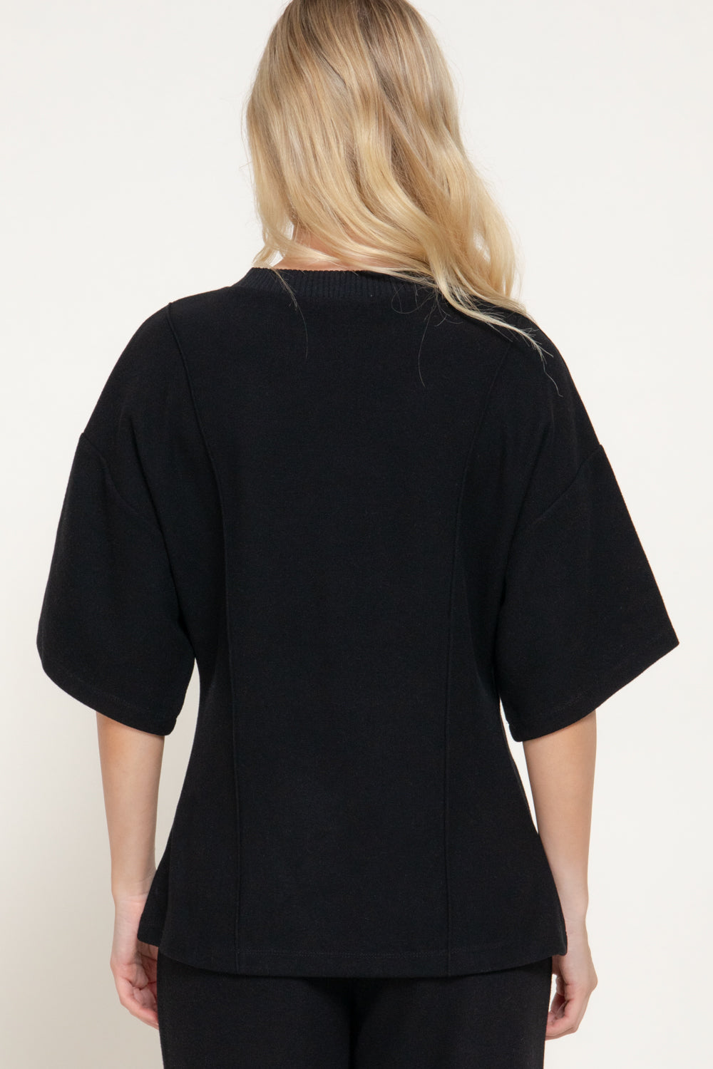 Blusa oversize manga corta