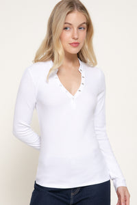 Blusa manga murciélago con puño elástico