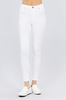 Pantalon Ajustado de Tejido Elastico